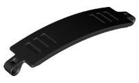 Technic Panel Curved 3 x 13 in Black