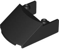 Windscreen 5 x 4 x 1 1/3 in Black