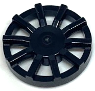 Wheel Cover 10 Spoke - for Wheel 18976 in Black