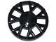 Wheel Cover 7 Spoke Y Shape - for Wheel 18976 in Black