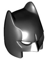 Headgear Mask Batman Cowl (Open Chin), Black