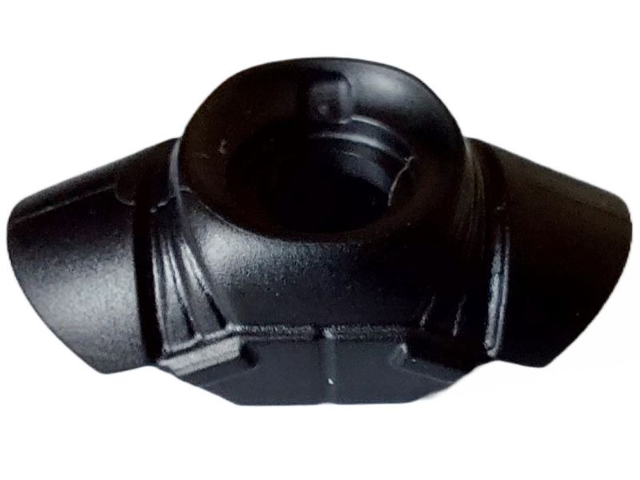 Control Unit / Remote, Train 9V / RC, Dark Bluish Gray Bottom, Yellow Buttons in Black