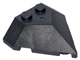 Brick Wedged, Sloped 4 x 4 Pointed in Black