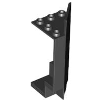 Panel 3 x 3 x 6 Corner Wall in Black