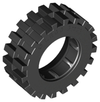 Tyre 30 x 10.5 Offset Tread in Black