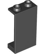 Panel 1 x 2 x 3 [Hollow Studs] in Black