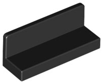 Panel 1 x 3 x 1 in Black
