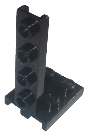 Bracket 2 x 2 - 1 x 4 in Black