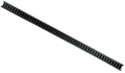 Technic Rack 1 x 20 x 2/3 in Black