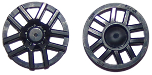 Wheel Cover 10 Spoke (2 Spokes each parallel) - for Wheel 18976 in Black
