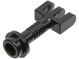 Hinge Bar with 3 Fingers and End Stud (Control Lever) in Black