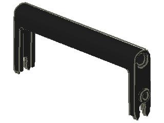 Street Sweeper Brush Holder in Black
