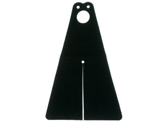 Large Figure Cape, Slit, 3 Holes (Darth Vader) in Black