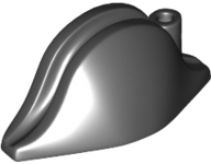 Hat Pirate Bicorne (Admiral) in Black