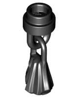 Tassel with 1 x 1 Round Stud in Black