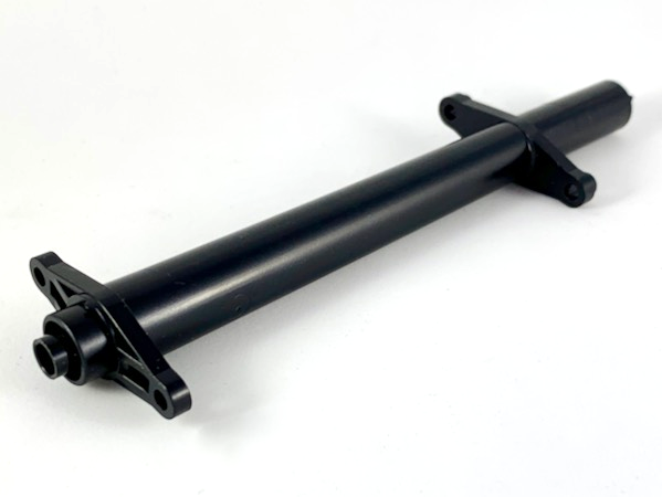 Boat, Mast Section Middle 13 2/3 H, With Bottom Connector Prong in Black