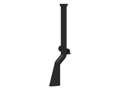 Weapon Gun / Flintlock / Musket (Pirate) in Black