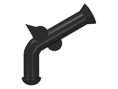 Weapon Gun / Pistol Flintlock in Black