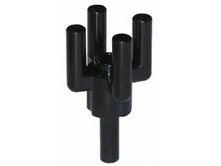 Bar, 4 Top Bars, Palm Tree Top in Black