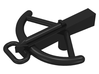 Weapon Crossbow and Bolt in Black
