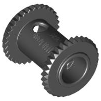 String Reel 2 x 2 Winch Drum in Black