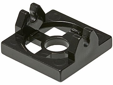 Magnet Holder Tile 2 x 2 - Short Arms in Black