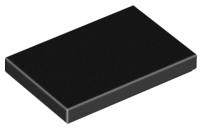 Tile 2 x 3 in Black