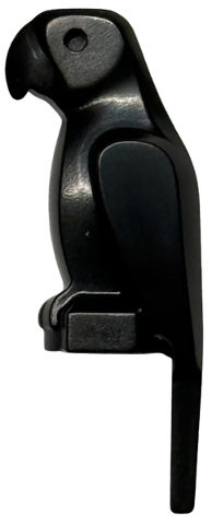 Animal, Bird, Parrot [Plain] in Black