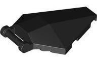 Windscreen 6 x 4 x 1 Hexagonal with Handle in Black