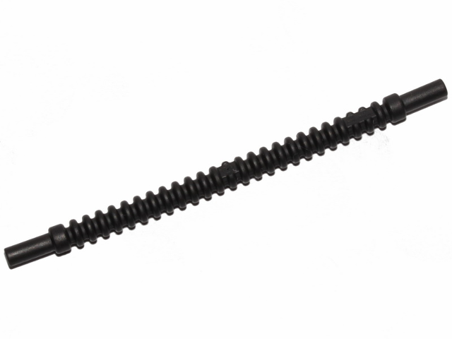 Flexible Ribbed Hose 8mm Ends 10L in Black