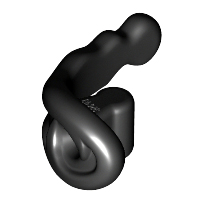 Wave / Power Blast Rounded Energy with Bar Handle in Black