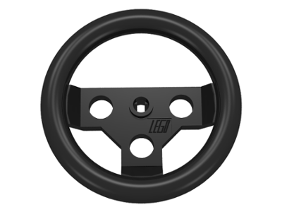 Technic Steering Wheel Large in Black