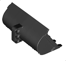 Technic Digger Bucket / Shovel 7 x 10 x 5 with 4.85 Hole in Black