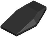 Large Figure Armor Plate, Small in Black