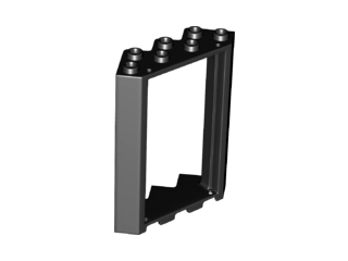 Door Frame 4 x 4 x 6 Corner in Black