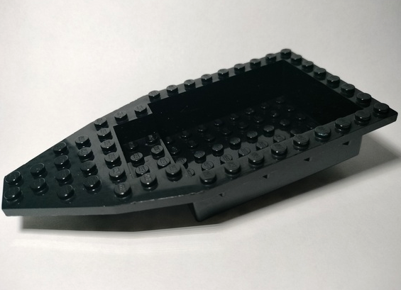 Boat Deck 8 x 16 x 3 in Black