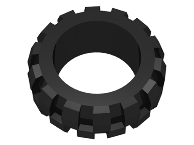 Tyre 30 x 20 Solid Balloon in Black