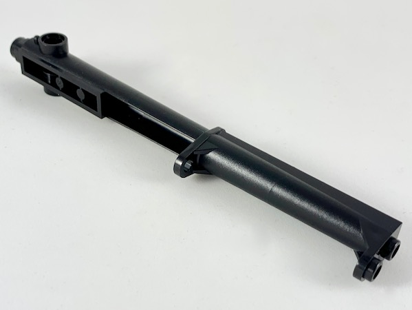 Boat, Mast Section Top 11 2/3 H with 6 studs at top in Black
