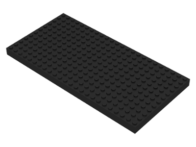 Brick 12 x 24 in Black