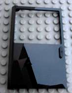Door 1 x 6 x 8 Left in Black