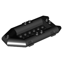 Boat / Rubber Raft / Dinghy 6 x 10 in Black