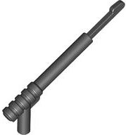 Weapon Spear Gun with Rounded Trigger and Thin Spear Base in Black