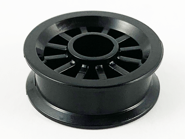 Wheel Spoked 2 x 2 with Pin Hole in Black