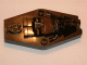 Sarcophagus Lid 2 x 4 x 6 with Mummy Relief [Plain] in Black
