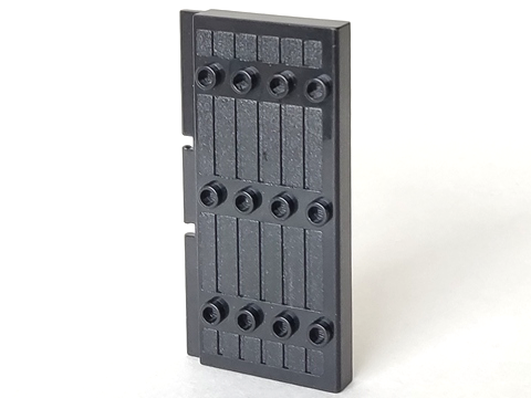 Door 1 x 5 x 7 1/2 Stockade in Black