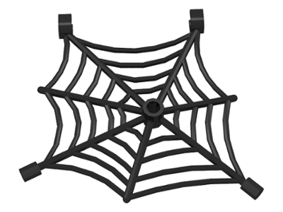 Insect Accessory, Spider Web in Black
