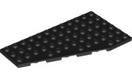 Wedge Plate 6 x 12 Left in Black