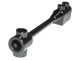 Bar 1 x 8 with Brick 1 x 2 Curved Top End (Axle Holder Inside Small End) in Black