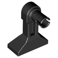 Leg Mechanical - Droid with Technic Pin in Black