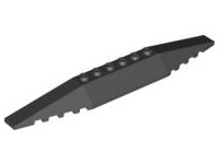 Brick Wedged, Sloped 2 x 16 Triple in Black